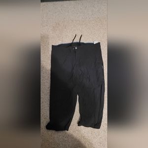 Columbia black crop pants omnishield 16W